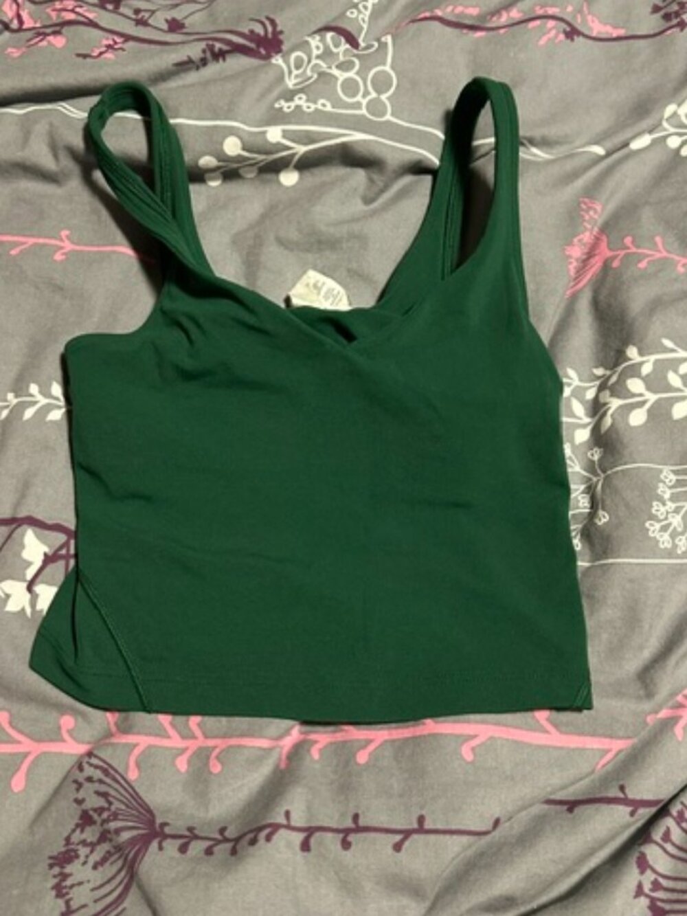 Lululemon dark green align tank size 0
